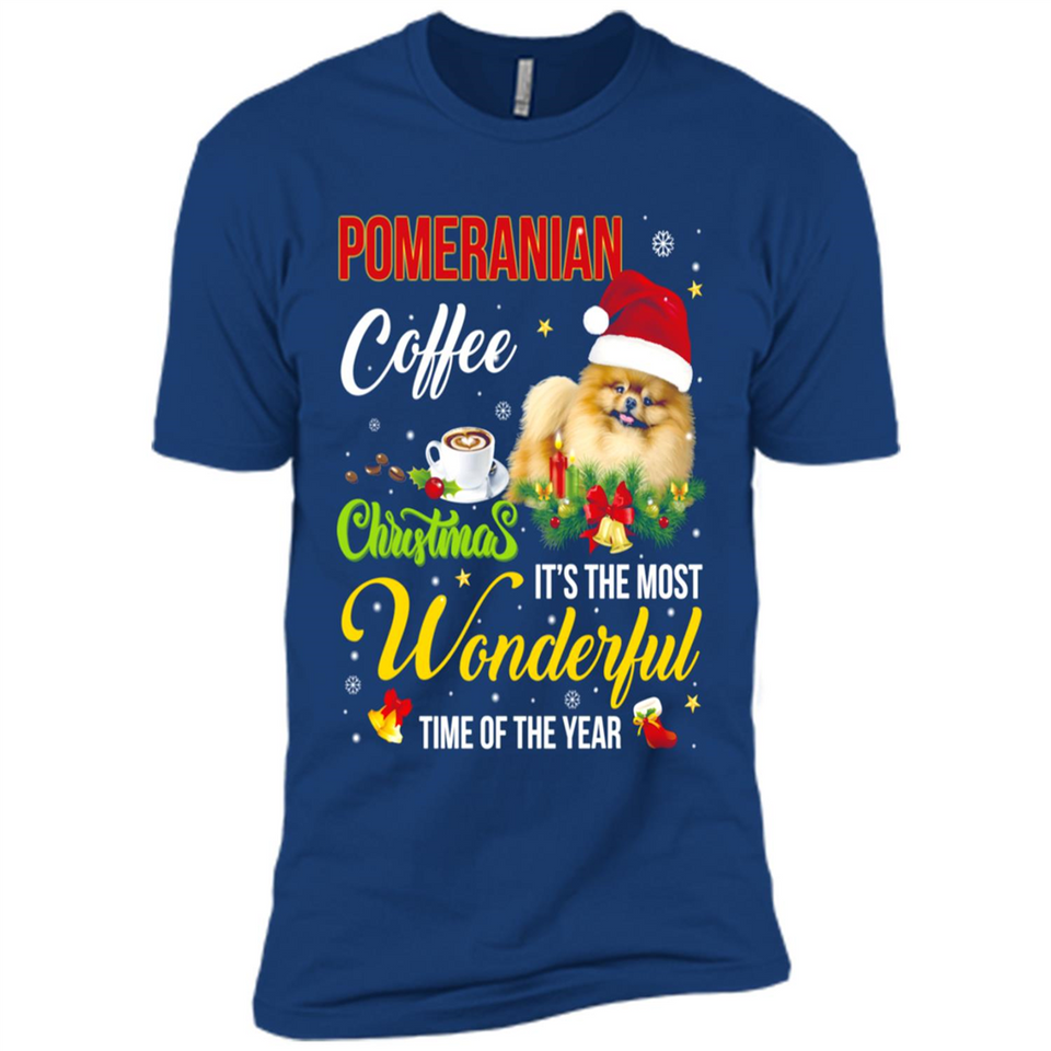 Pomeranian Coffee Wonderful Christmas