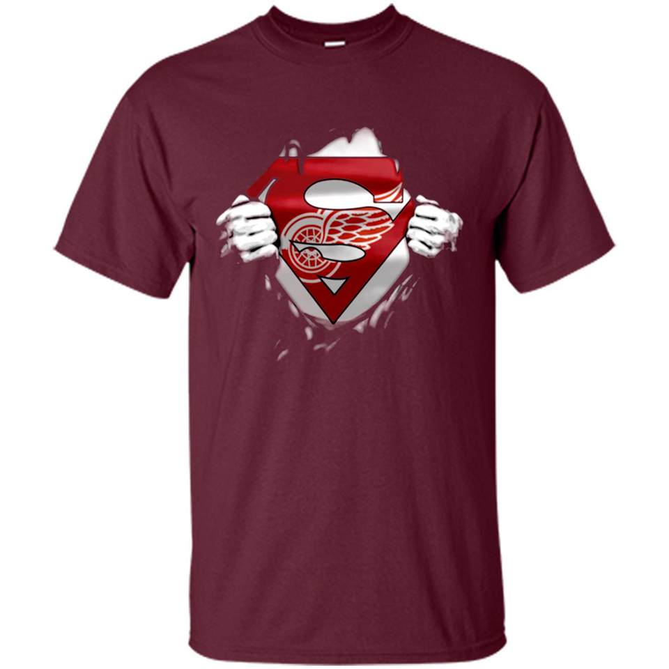 Detroit Red Wings And Superman Fans - Shirt