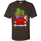 Vintage Santa red Truck Christmas Tree PINGPONG