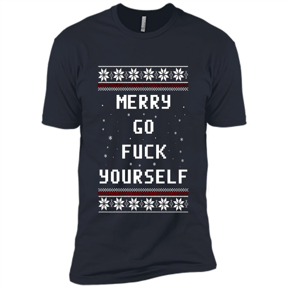 Merry go fuck yourself Christmas sweatshirt PINGPONG