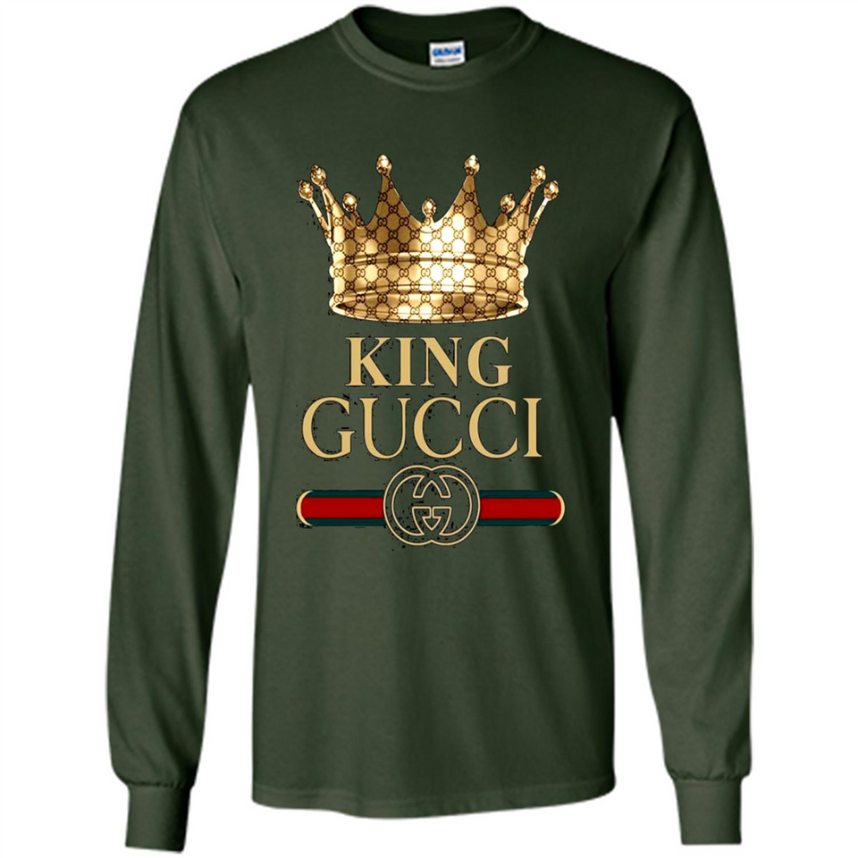 Cover your body with amazing King Crown Gucci Logo Black PING PONG