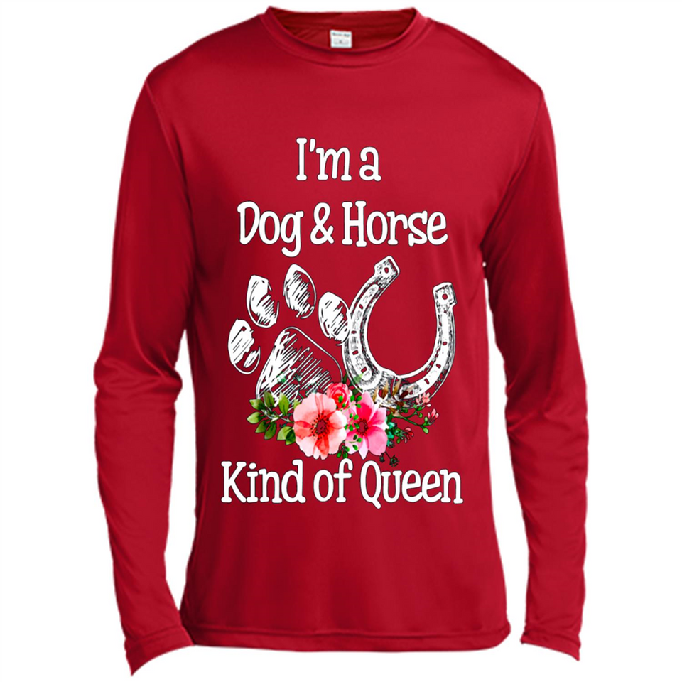 I'm A Dog & Horse Shirt Animal Lover Gift