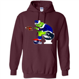 New York Giants Toilet Grinch Santa Claus Football Fan PINGPONG