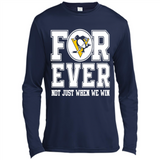 Pittsburgh Penguins Forever For ever not just when we win - Canvas Long Sleeve T-Shirt