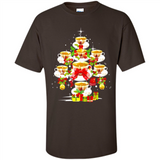 Tea Christmas Tree T-shirt Funny Tea Xmas Gift