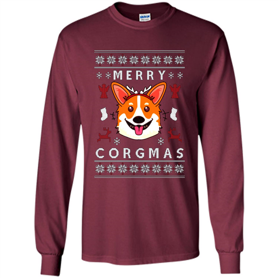 Merry Corgmas Christmas Corgi Christmas Sweatshirt 1 PINGPONG