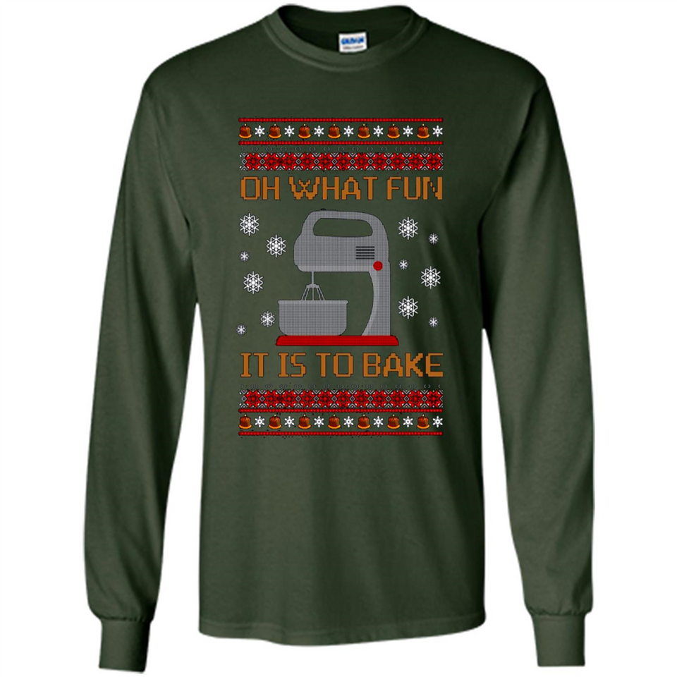 Oh What Fun It Is To Bake Ugly Christmas sweater Sweater PINGPONG