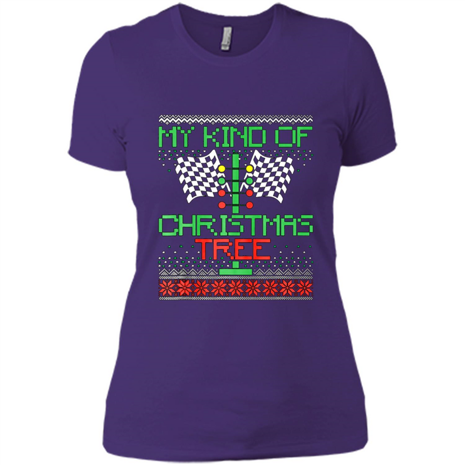 Funny Drag Racing Ugly Christmas Holiday Tree PING PONG