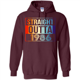 Retro Straight Outta 1986 32 Years Old - Hoodie
