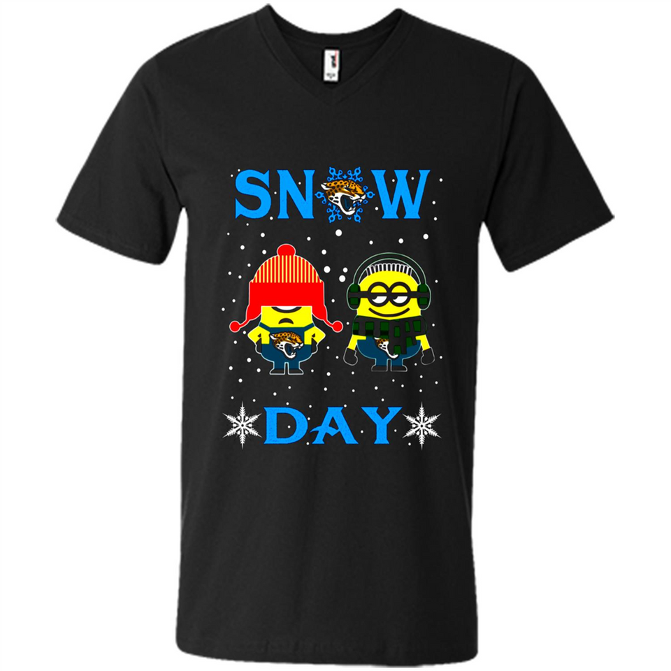 Snow Day Shirt For Jacksonville Jaguars Vs Minion Fans pingpong