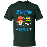 Snow Day Shirt For Houston Rockets Vs Minion Fans pingpong