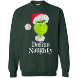Santa Grinch Define Naughty Christmas Sweatshirt - Sweatshirt