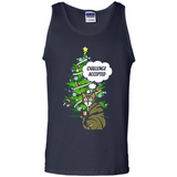 Christmas Tree Cat Long Sleeve Christmas Shirt for Cat Lover - Tank Top