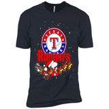 Snoopy Christmas Texas Rangers - Premium Short Sleeve T-Shirt