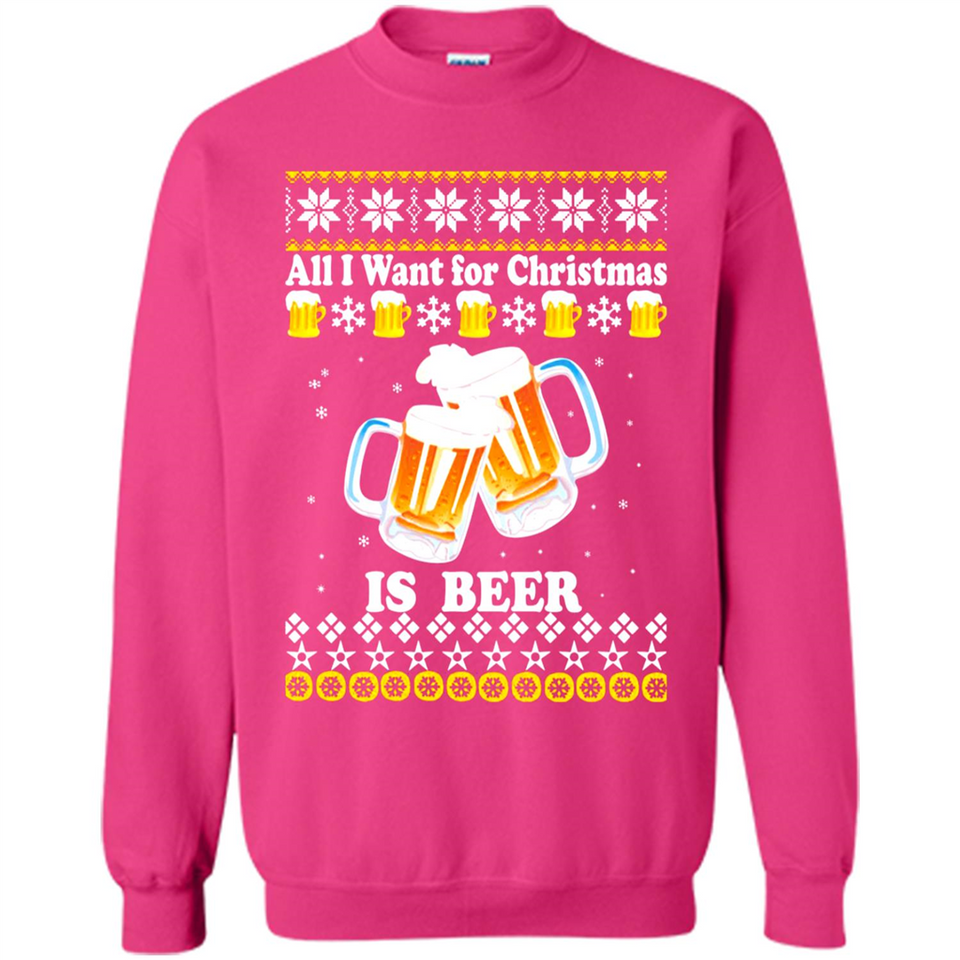 All I want for Christmas is Beer Sweater PINGPONG