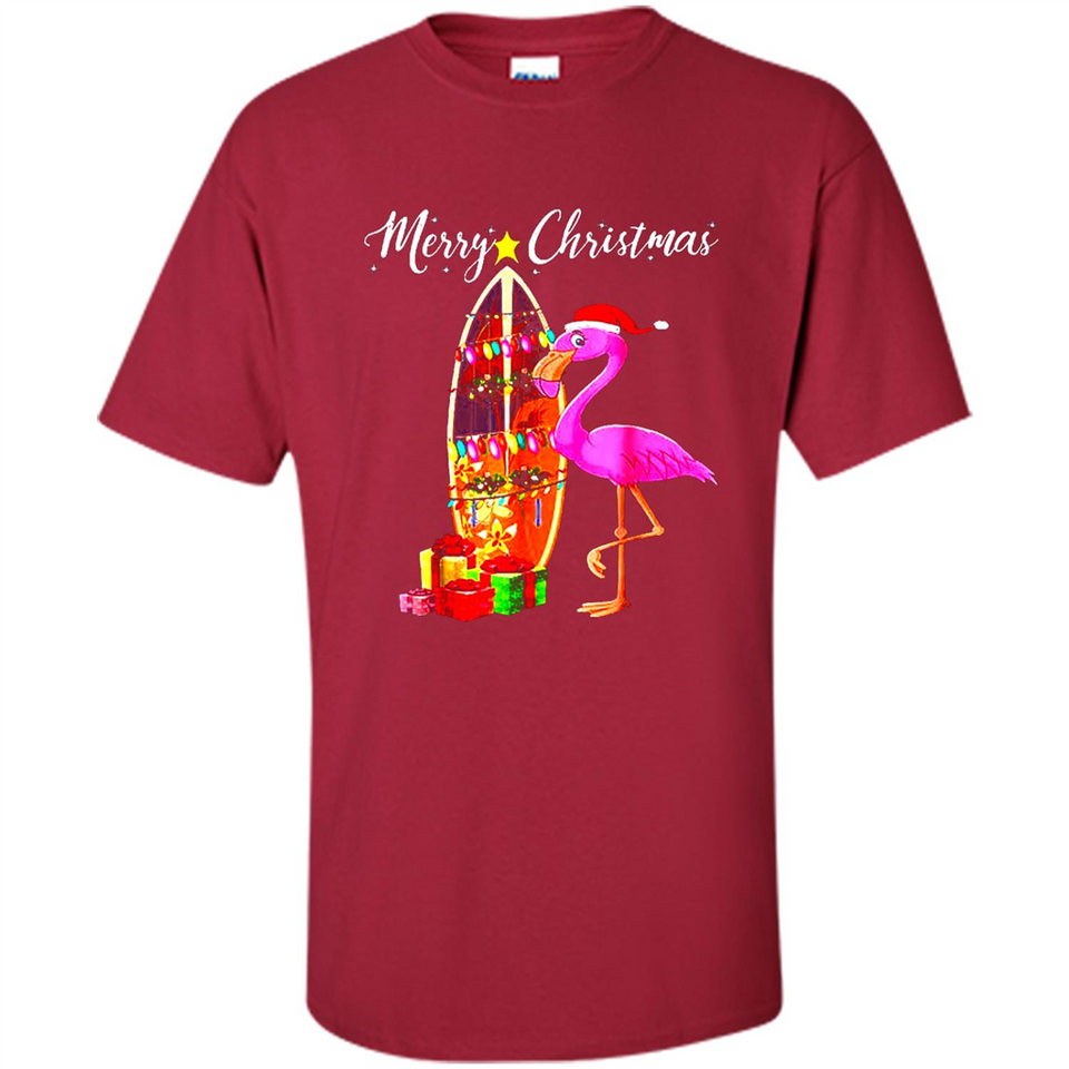 Flamingo Christmas Shirt, Merry Christmas Shirt , Flamingo - Shirt