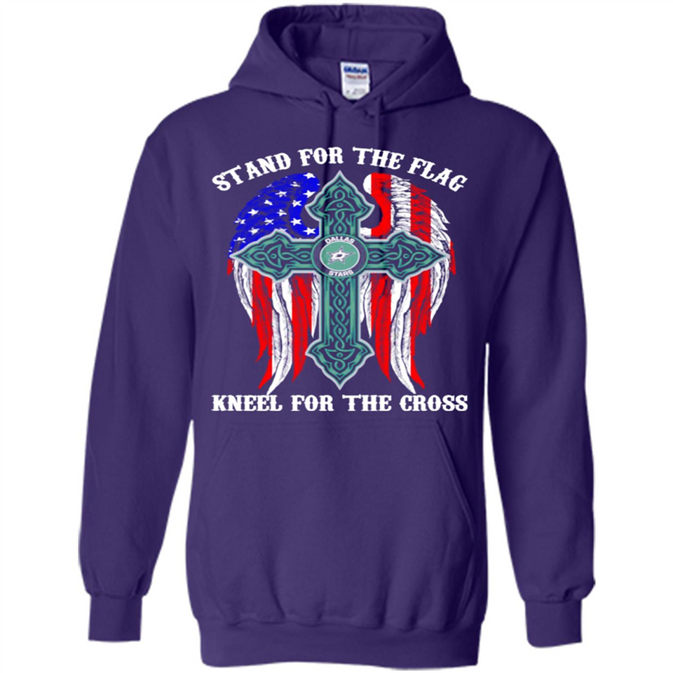 Dallas Stars - stand for the flag kneel for the cross