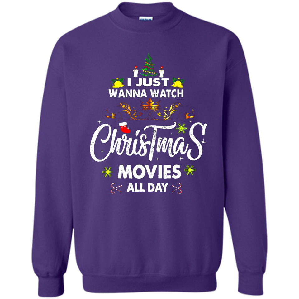 Funny Christmas Movie Shirt, Christmas Movies - Sweatshirt