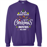 Funny Christmas Movie Shirt, Christmas Movies - Sweatshirt