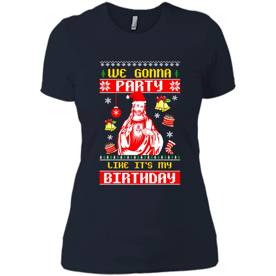 We Gonna Party Like It's My Birthday Jesus Christmas PINGPONG
