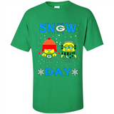 Snow Day Shirt For Green Bay Packers Vs Minion Fans pingpong