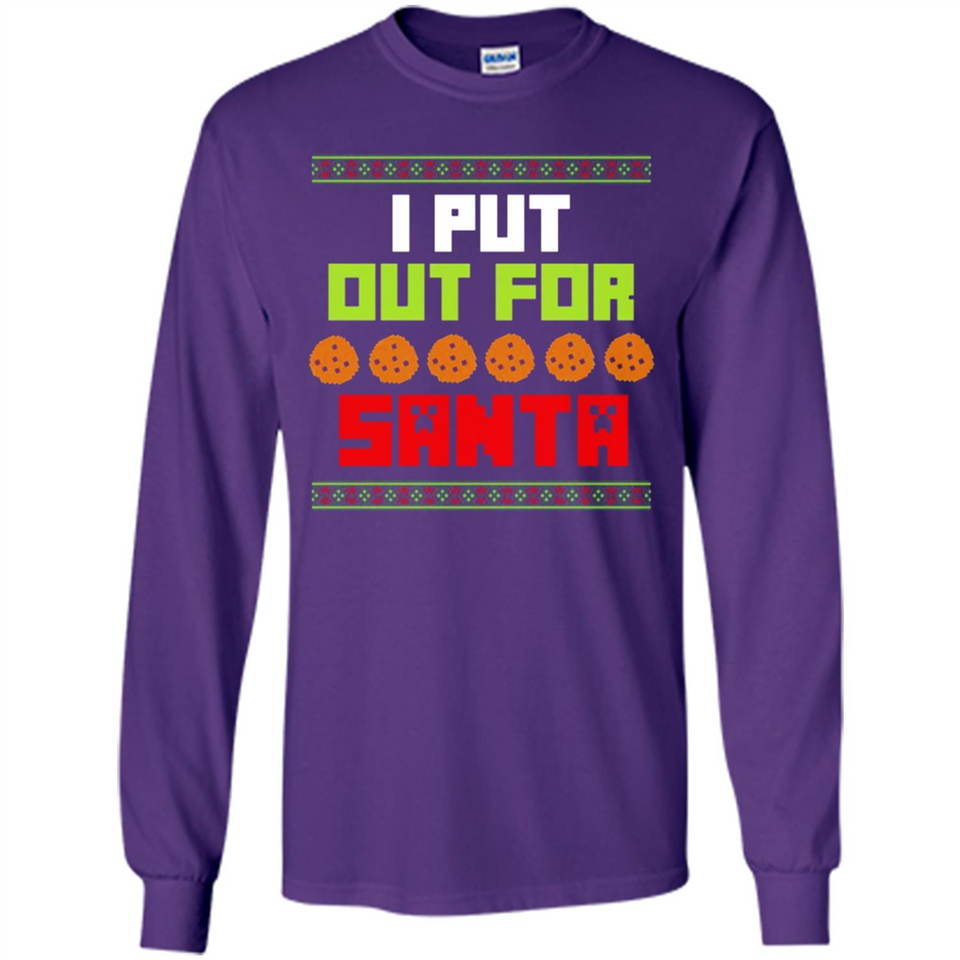 Cookies Out For Santa Christmas - Long Sleeve T-Shirt