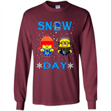 Snow Day Shirt For Golden State Warriors Vs Minion Fans pingpong