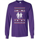 Christmas Ugly Sweater Firefighter Ugly Christmas Sweater - Long Sleeve T-Shirt