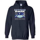 Police boyfriend Shark Blue Line Tee