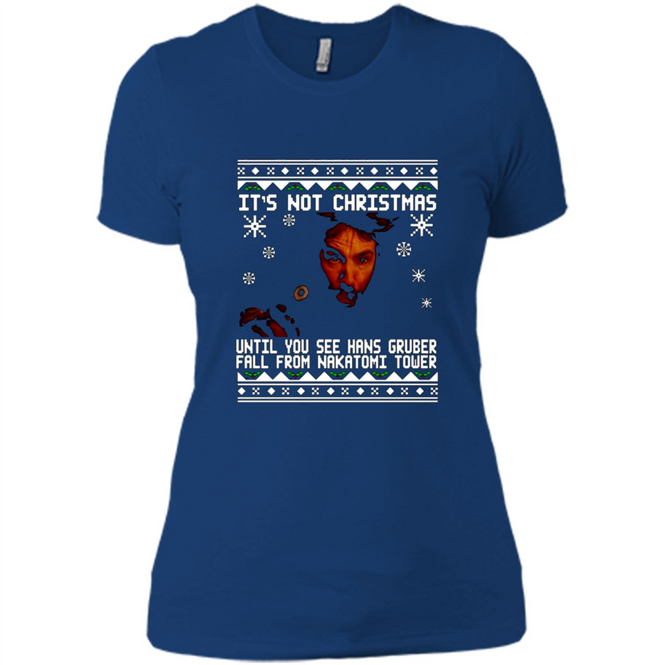 It's Not Christmas Until You See Hans Gruber Fall Ugly Christmas PINGPONG