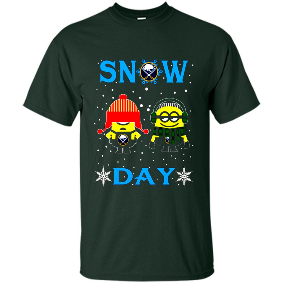 Snow Day Shirt For Buffalo Sabres Vs Minion Fans pingpong