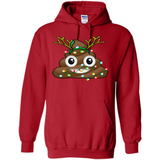 Reindeer Poop Emoji Cute Merry Christmas T-Shirt - Hoodie