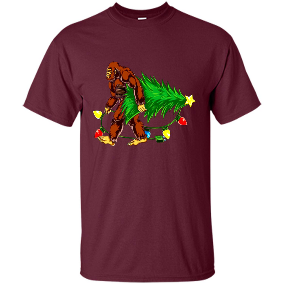 Hugging Christmas Tree Bigfoot PING PONG