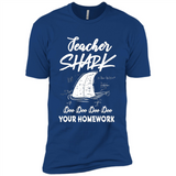 Teacher Shark Doo Doo Doo Your Homework Shirt Ladies' Boyfriend