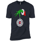 Amazing shirt Los Angeles Clippers Glitter Grinch Monogram Ornament Christmas Gift - Premium Short Sleeve T-Shirt