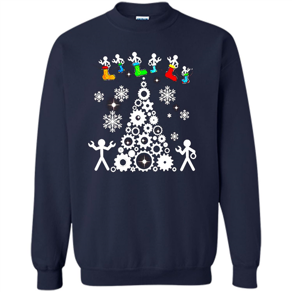 Funny Mechanics Ugly Christmas 2018 - Sweatshirt