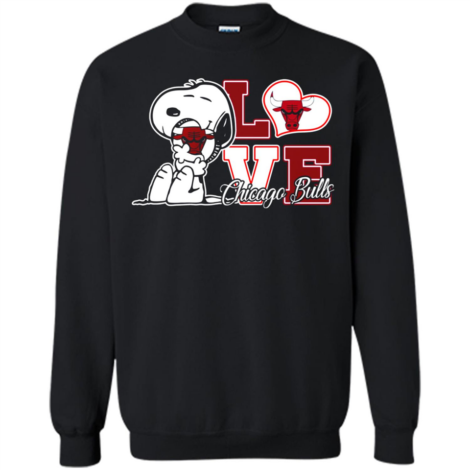 Snoopy loves NBA Chicago Bulls - Sweatshirt