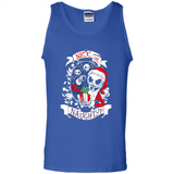 Christmas Shirt, Santa Nice Or Naughty Xmas - Tank Top