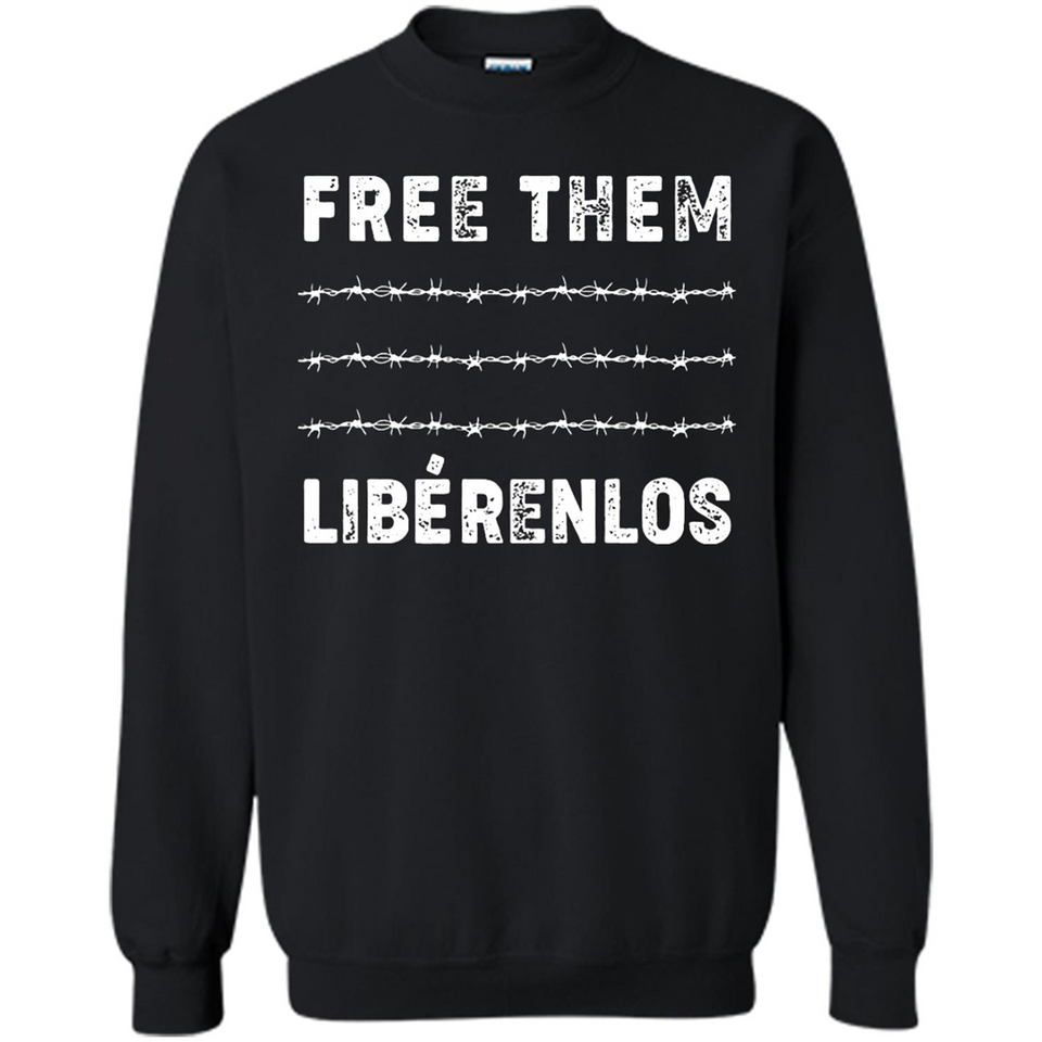 Peaceful Communities- Free Them Liberenlos Shirt PINGPONG - Sweatshirt