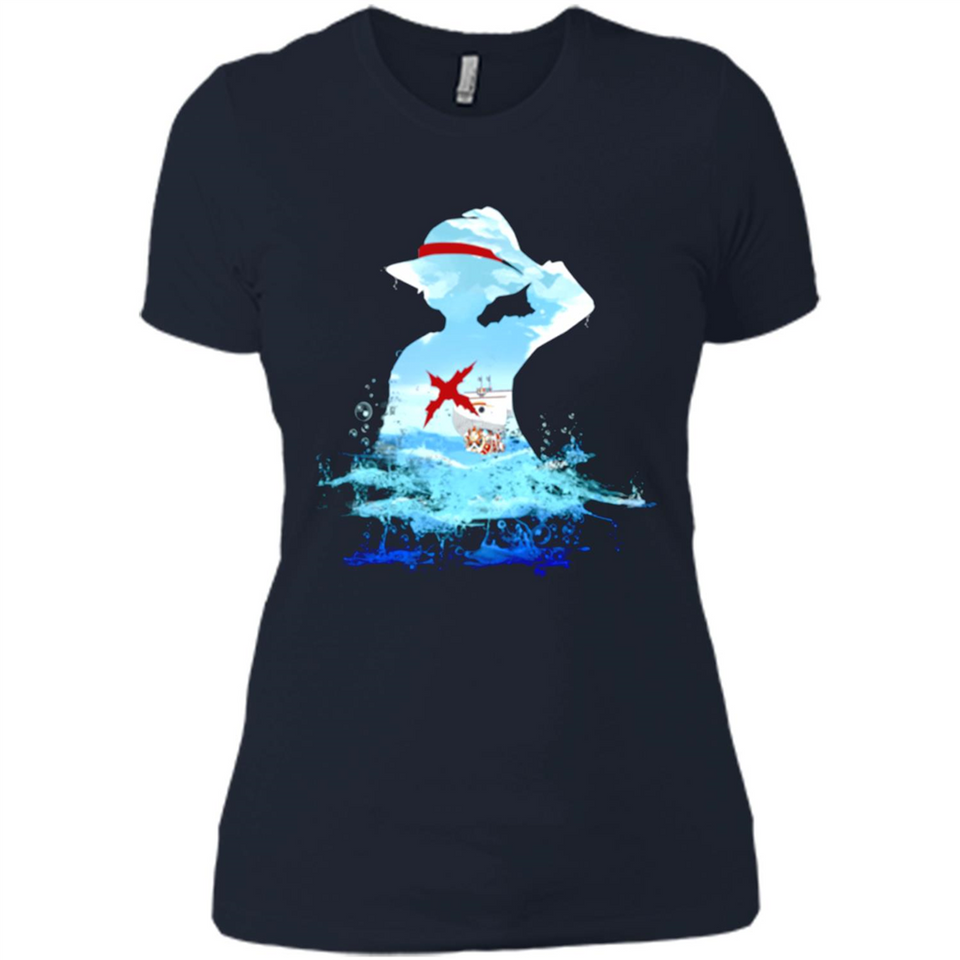 Luffy sea 2 - Ladies' Boyfriend T-Shirt