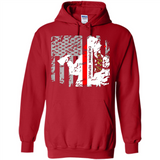 Paradise California Firefighter Thin Red Line Funds Youth T-Shirt PINGPONG - Hoodie
