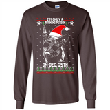Morning Person Dutch Shepherd Funny Xmas - Long Sleeve T-Shirt