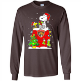 Florida Panthers Snoopy Ugly Christmas Sweaters - Long Sleeve T-Shirt