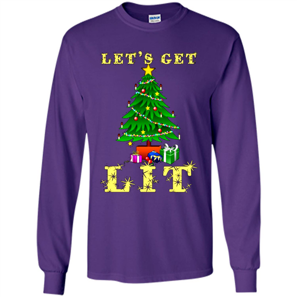 Let’s Get Lit Christmas Drinking sweater PINGPONG