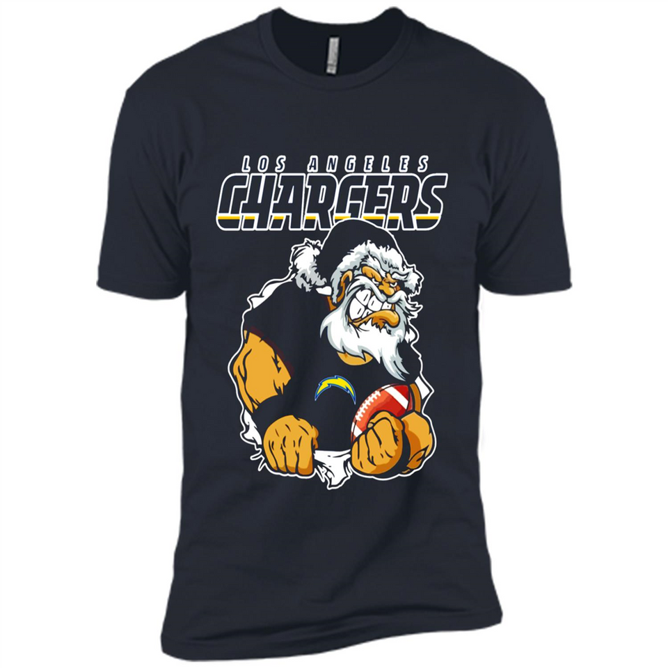 Grumpy Santa Claus Los Angeles Chargers Football Team PINGPONG