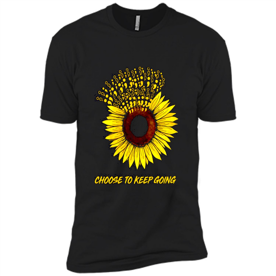 Semicolon Sunflower choose to keep going PINGPONG