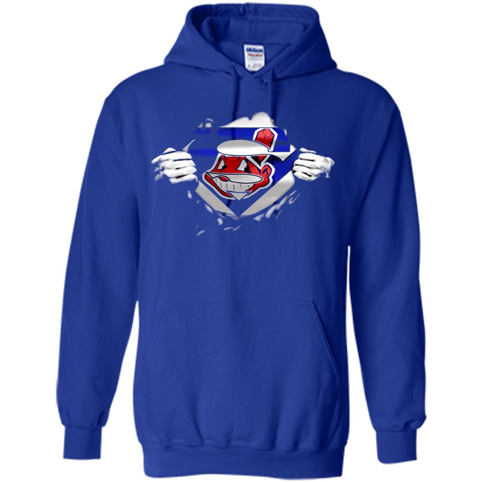 Cleveland Indians And Superman Fans - Hoodie
