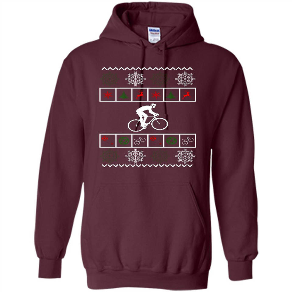 Christmas Ugly Sweater Best Cycling Ugly Christmas Sweater - Hoodie