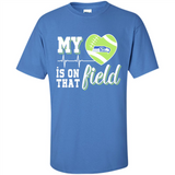 Seattle Seahawks Football My Heart is on that Field - Shirt
