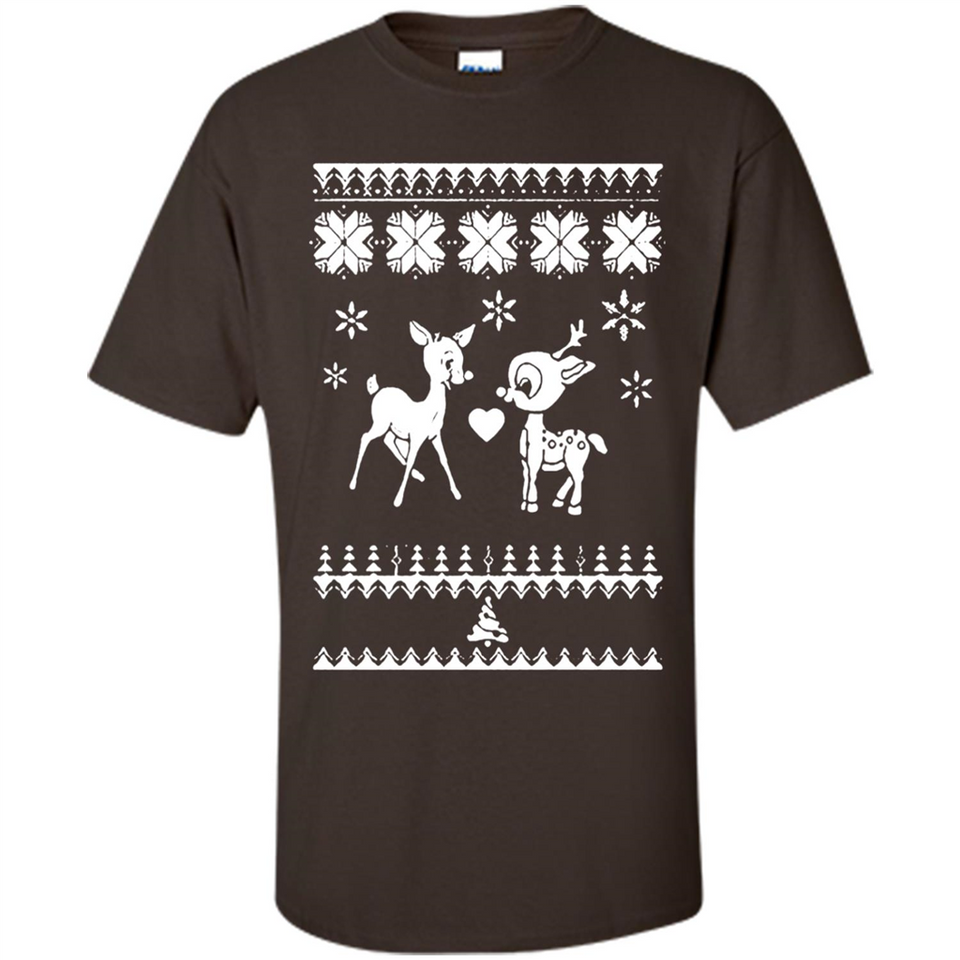 Rudolph and Clarice Ugly Christmas Sweater - Shirt